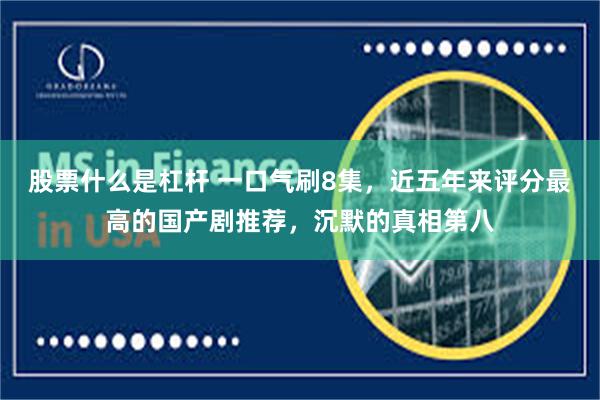 股票什么是杠杆 一口气刷8集，近五年来评分最高的国产剧推荐，沉默的真相第八